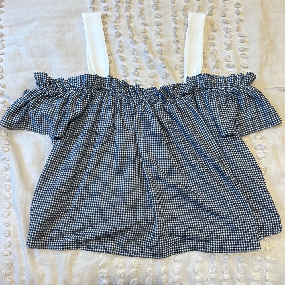 Mango Cropped Off the Shoulder Top